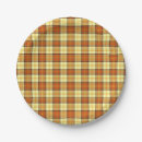 Search for brown gingham paper plates Orange