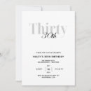 Recherche de minimal anniversaire invitations Calligraphie