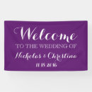 Search for welcome wedding banners Simple