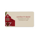 Search for barn wedding return address labels Elegant