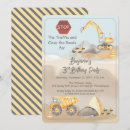 Search for construction 3rd birthday invitations Boy
