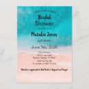 Search for beach shower wedding invitations Seaside