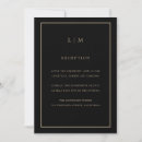 Search for elegant monogram invitations Formal
