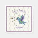 Search for hummingbird napkins Tropical