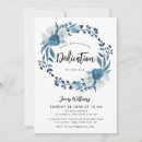 Search for baby christening invitations Blue and white