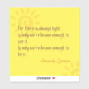 Search for inspirational words stickers Courage