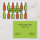 Recherche de logo bière cartes visite Professionnel
