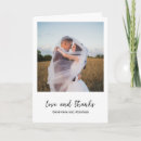 Recherche de photographe remerciements cartes Élégant