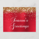 Search for shiny red on shiny cards Seasons greetings