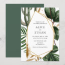 Search for tropical greenery wedding invitations Beach