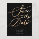 Search for black gold save the dates Stylish