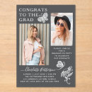 Search for grey graduation invitations Modern minimalist