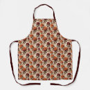 Search for burnt orange aprons Vintage