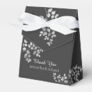 Search for silver favour boxes Botanical