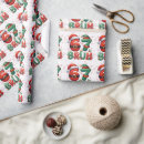 Search for meme wrapping paper Santa claus