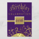 Search for 49th vertical 5x7 birthday invitations Gold