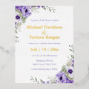Search for gold foil floral wedding invitations Flowers