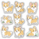 Search for chibi dog stickers Cartoon