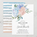 Search for dusty pink bridal shower invitations Watercolor