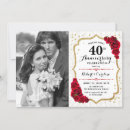 Recherche de red rose wedding invitations Pour eux