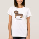 Recherche de brun chocolat tshirts Dachshund