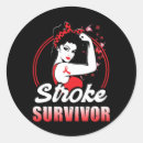 Search for stroke ribbon stickers Survivor