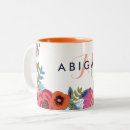 Search for flower arrangement mugs Pink