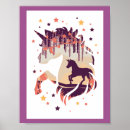 Recherche de peintures licorne posters Violet