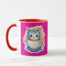 Search for cartoon cat design mugs Animal