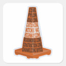Search for road construction stickers Traffic cone