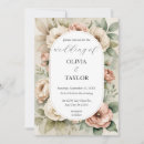 Search for dried floral rustic wedding invitations Summer fall autumn