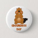 Search for groundhogs buttons Cartoon
