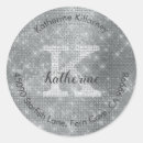 Search for silver foil envelope seals For her