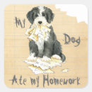 Search for bearded collie stickers Dog