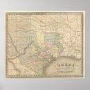 Search for texas counties map posters Relief