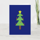 Search for geometric tree christmas cards Simple