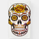 Search for day of the dead party decor Floral skull