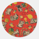 Search for child playing stickers Cat