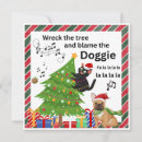 Search for black dog christmas cards Funny