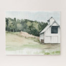 Search for farmhouse puzzles Watercolor