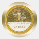 Search for golden anniversary stickers Fiftieth