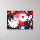 Search for black and white christmas art Red