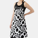 Search for black and white polka dot aprons Stylish