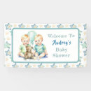 Search for twins baby shower banners Watercolor
