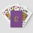 Search for initials playing cards Chic