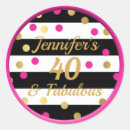 Search for pink black gold white stickers Striped