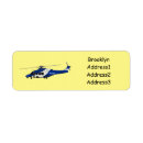 Search for helicopter return address labels Transportation