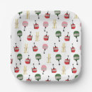 Search for retro christmas paper plates Winter