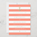 Search for coral rehearsal dinner invitations White