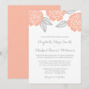 Search for peach and grey wedding invitations Rose